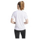 Adidas Γυναικεία κοντομάνικη μπλούζα Own the Run 3-Stripes Tee